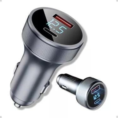 Imagem de Carregador Veicular Turbo 60w Usb + Tipo C CJ12-4 - Rhos