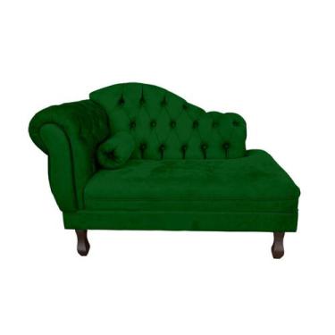 Imagem de Mini Sofá Divã Decorativo Baby Para Salas e Recepção - RS Decor, Verde