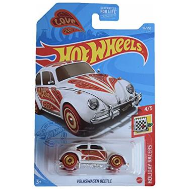 Imagem de Hot Wheels Volkswagen Beetle, [White] 96/250 Holiday Racers 4/5