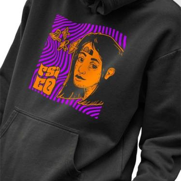 Imagem de Blusa Moletom Masculino Estampado Psicologia Trip em Algodão Fio 30.1 