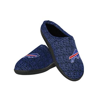 Imagem de NFL Buffalo Bills Chinelo masculino de malha de poliéster, cor do time, médio (9-10)