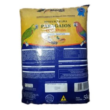 Imagem de Mistura P/ Papagaios - Pássaro Forte - Sabor Banana - 5 Kg - PASSARO F