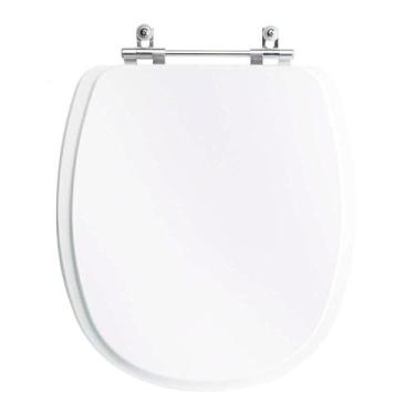 Imagem de Assento Sanitário Tampa de Vaso Branco Resina Poliester Aspen para bac