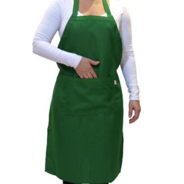 Imagem de Avental de Frente com bolso Oxford - Bazar Neves, Verde