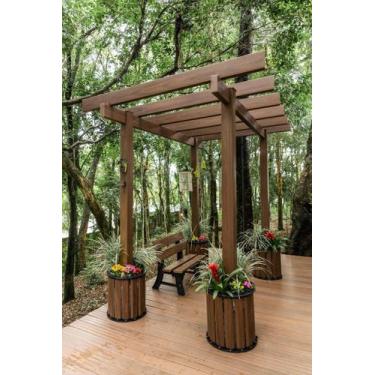 Imagem de Pergolado 250cmx300cm em Madeira Ecológica - In Brasil