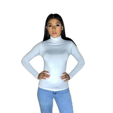 Imagem de Kit 3 Blusa Térmica Feminina Gola Alta Segunda Pele Cacharrel Confortá