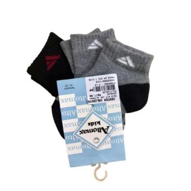 Imagem de Meia Kit 3 Pares Infantil Menino Cano Curto Altomax 004ALMC, Multicolo