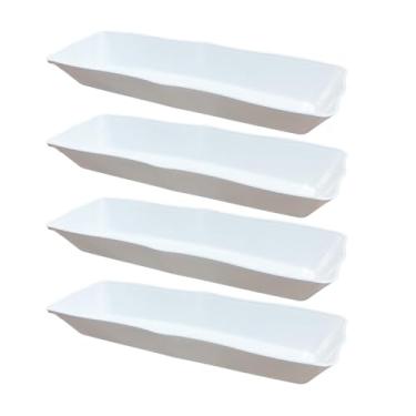 Imagem de Kit 4 Travessas Para Servir Hot Dog Dogão Porção Food Truck