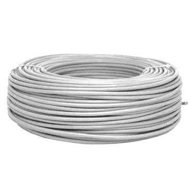 Imagem de Cabo Flexivel 4,00Mm 750V Branco Rolo Com 50 Metros Corfio