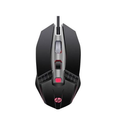 Imagem de Mouse Gamer USB HP M270 Preto 6 botões 2400 DPI