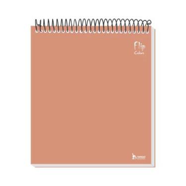 Imagem de Caderno Flip Neuto Colors Pêssego 10 Mat. c/160 Fls Tamoio