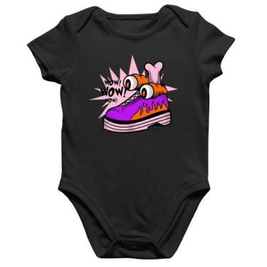 Imagem de Body Bebê Algodão Forever Cool - Foca na Moda, Preto, G