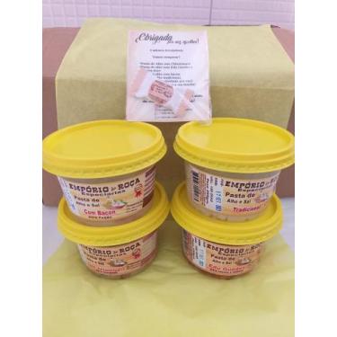 Imagem de Kit de  Pasta de alho e Sal  C/ 12 potes 250g - Empório da Roça Especi