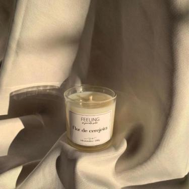 Imagem de Vela Aromática 200g de Flor de Cerejeira - Feeling Aromas