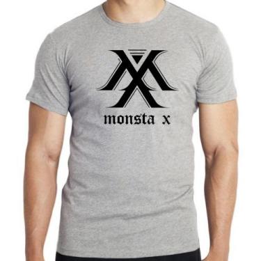 Imagem de Camiseta monsta x k pop bts Blusa criança infantil juvenil adulto cami