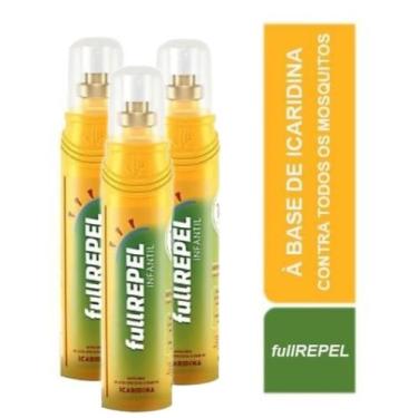 Imagem de 3x Repelente FullRepel Kids- 100ml C/ Icaridina- 10 Horas