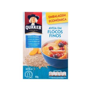 Imagem de Aveia em Flocos Finos Quaker 450g, 450g