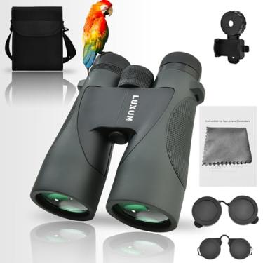 Imagem de LUXUN 12x50 HD Binoculars for Adults Kids Super Bright High Power Binoculars with Large View,BAK4,FMC Prisms Compact Binoculars for Bird Watching Stargazing Wildlife Viewing Hiking Hunting Sports Game