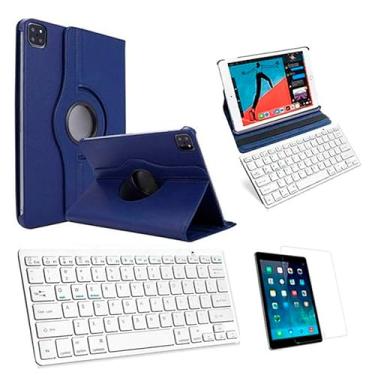 Imagem de BDNET, Capa/teclado/pel Para iPad Air 5 10,9 2022 Azul