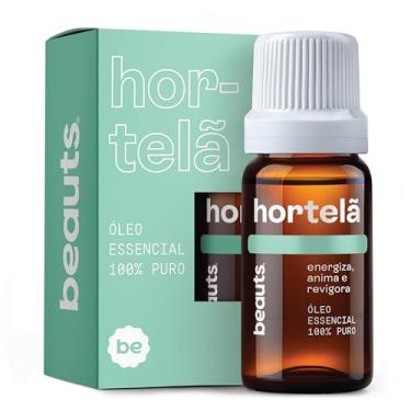 Imagem de Óleo Essencial Hortelã Pimenta - Revigorante, Energizante, Melhora o Ânimo, Clareza Mental e Concentração - Para Difusor, Aromaterapia, Massagem e Banho - 100% Puro Natural Vegano, 10 mL, Beauts