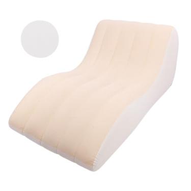 Imagem de Espreguiçadeira Inflável, Cadeira de sofá Inflável Rápida Portátil, sofá Preguiçoso Dobrável Suave e Confortável Em PVC, Ideal para Uso Em Sala de Estar e Acampamento Ao Ar Livre