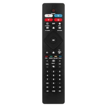 Imagem de Beyution NH800UP BT800 URMT47CND002 Controle remoto de substituição IR compatível com Philips Smart Android TV 43PFL5766/F7 50PFL5704/F7 50PFL5766/F7 50PFL5806/F7 43PFL5604/F7 43PFL5704/F7