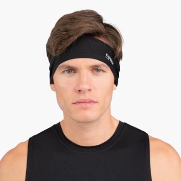 Imagem de Thorlos Experia Faixa de cabeça unissex unissex unissex, Preto (Jet Black/White), tamanho nico