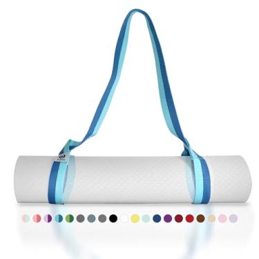 Imagem de Alça para tapete de ioga Tumaz [tapete não incluído] (15 + cores, 2 opções de tamanhos) com textura delicada extragrossa, durável e confortável | a alça/bolsa multiuso essencial para o seu tapete de yoga, tapete de exercícios