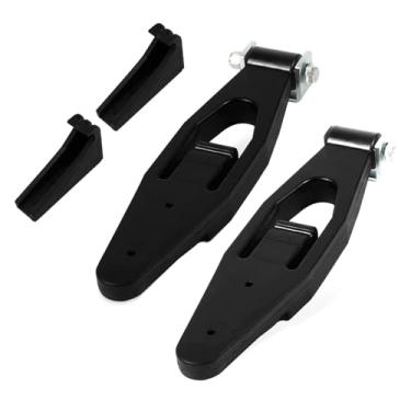 Imagem de koxuyim Base de trava de capô (2 peças) compatível com Peterbilt 357/389/367/377/378/388/389 e Kenworth w900 T300 t600 t800, pacote com 2 bases de trinco para capô compatível com 315-5401 Kenworth/Peterbilt L5 6-000 1