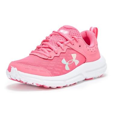 Imagem de Under Armour Tênis feminino Grade School Assert 10, (672) Super rosa/branco/iridescente, 16