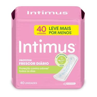 Imagem de Intimus Days 202304 - Protetor Diário com Perfume, 40 unidades - Leve 40 Pague 30, Branco