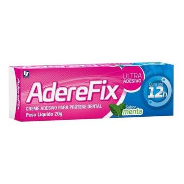 Imagem de Aderefix Creme Fixador Para Dentaduras Menta 12H 40g
