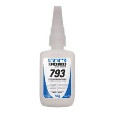 Imagem de 10Uni  Adesivo Instantâneo Tekbond 793 50g Bico Antientupimento