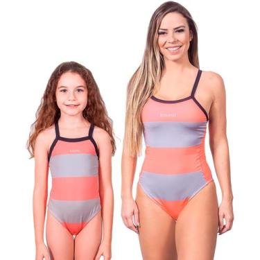 Imagem de Combo mãe e filha par maiôs urban proteção uv 50+ kauna, 10