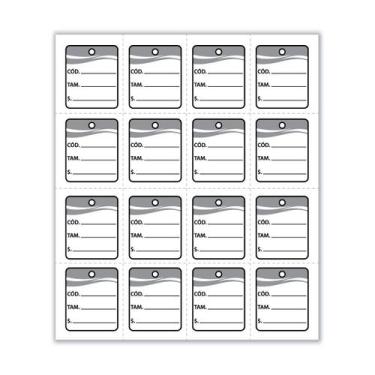 Imagem de Etiquetas Para Produtos E Lojas Tag De Papel Com Furo 1.000 - Sonar