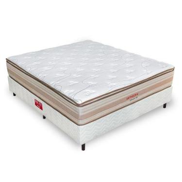 Imagem de Conjunto colchão cama box fit casal splendor top orthocrin 138x188x69 