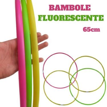 Imagem de bambolês NEON Fluorescente Sortidos Colorido Novidade 65cm - BAMBOLE