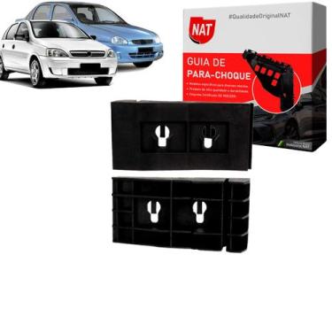 Imagem de Par Suporte Parachoque Corsa Sedan / Classic 1996 Até 2010 Traseiro - 