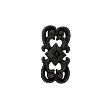 Imagem de Florão Ornamento Grade Em Ferro Fundido Decoração N01 17X8Cm - FUNDIÇÃ