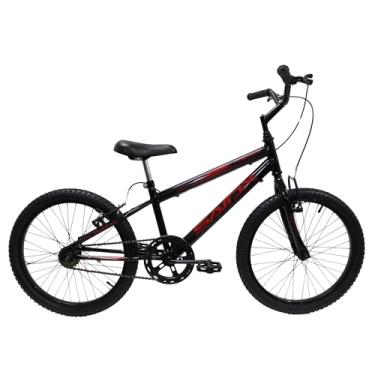 Imagem de Bicicleta Aro 20 Saidx Premium Bike Infantil Saidx Premium Freios V Brake Aro em Alumínio (Preto e Vermelho)