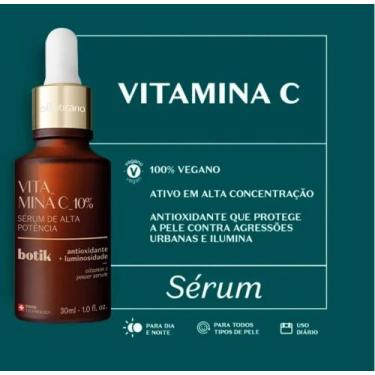 Imagem de Sérum de Alta Potência Vitamina C 10% Botik 30ml - O boticário - O bot