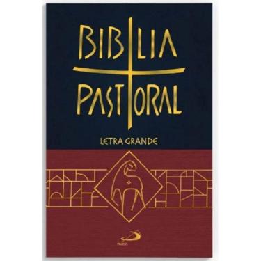 Imagem de Biblia Pastoral - Media Ziper - Vinho Letra Grande - Paulus