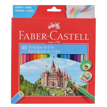 Imagem de Lápis de Cor Sextavado Faber Castell - 48 cores
