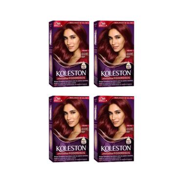 Imagem de Coloraçao Koleston 4446 Borgonha Vibrante-Kit C/4Un