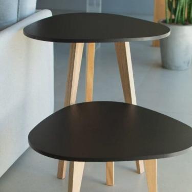 Imagem de Mesa Lateral Pés Palito Munique Falkk