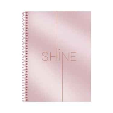 Imagem de Caderno Universitário Shine 10 Matérias 160 Folhas Foroni Capa Dura