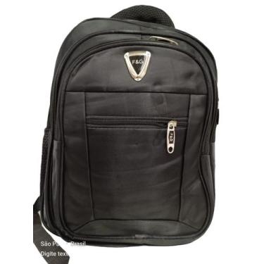 Imagem de Mochila feminina com 4 compartimentos impermeável - F9112, Preto