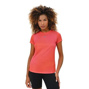 Imagem de Camiseta de Treino Feminina Mizuno Impulse Core Graphic, Laranja, M