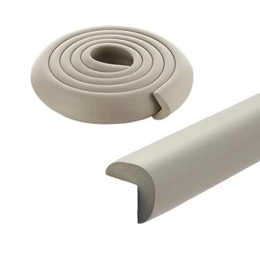 Imagem de Protetor Cantoneira Mesa Quina Canto Protege Bebe Idoso Macio 4 Metros Fita colante (Cinza)