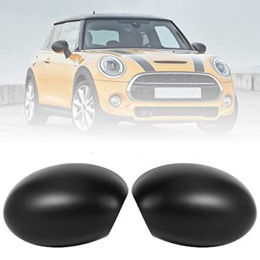 Imagem de Cakievro Capas de espelho lateral de carro tampas de espelho retrovisor de porta para MINI Cooper R50 R53 2001-2008 R52 2004-2007
